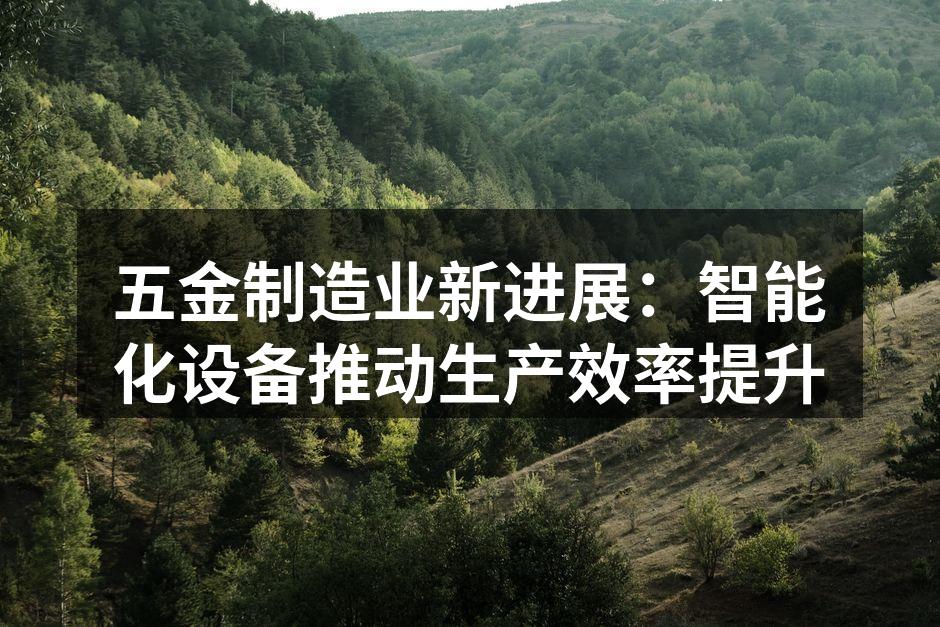 智能化生产线提升生产效率